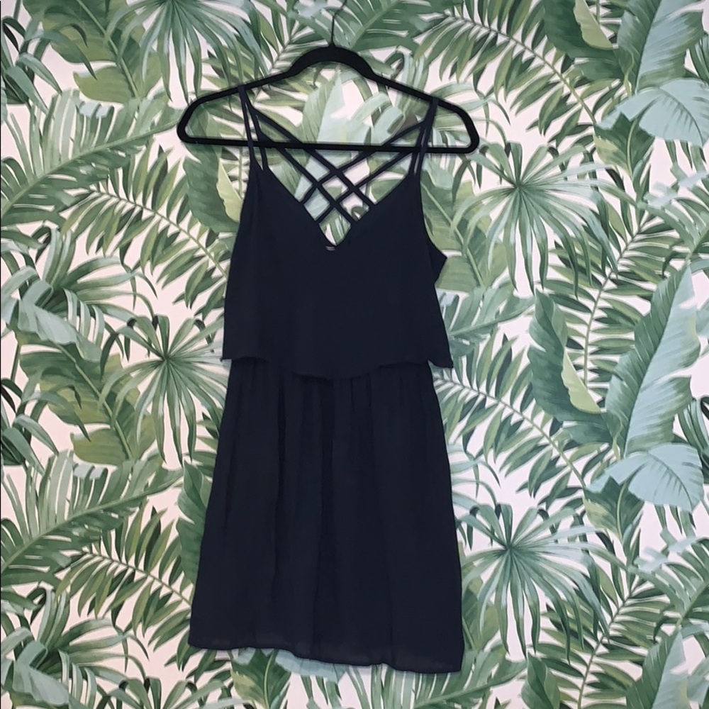 Navy blue dress
